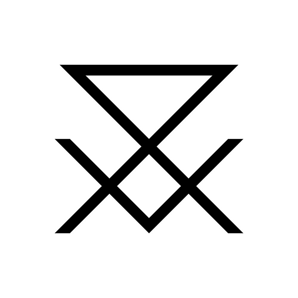 A merchant's mark with overlapping but disconnected lines.